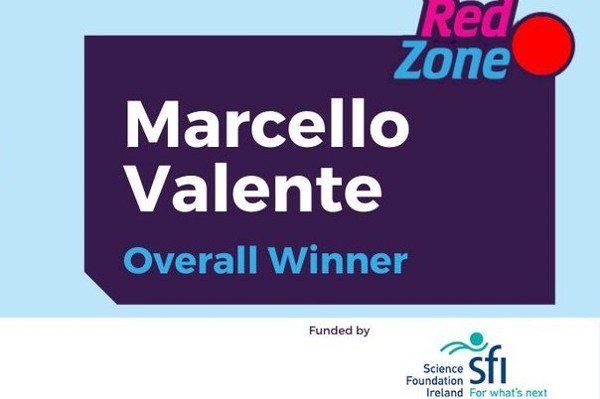 Marcello Valente wins Red Zone in SFI funded STEM initiative “I’m A Scientist, Get Me Out of Here!