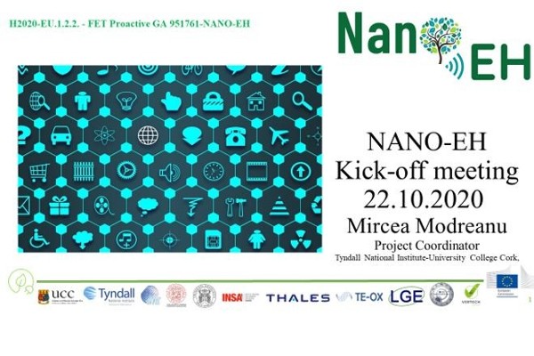 Newly launched FET Proactive project NANO-EH explores Smart Energy Harvesting for IOT
