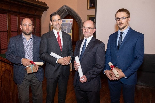Tyndall winners at UCC Staff Recognition and Research Awards 2018