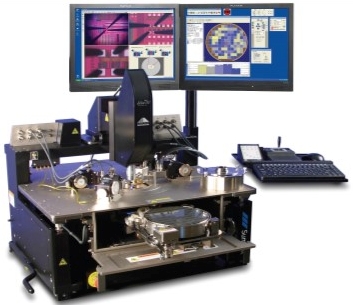 Example of one of the two semi-automatic Cascade Summit 12000 wafer probers within the OACF laboratory